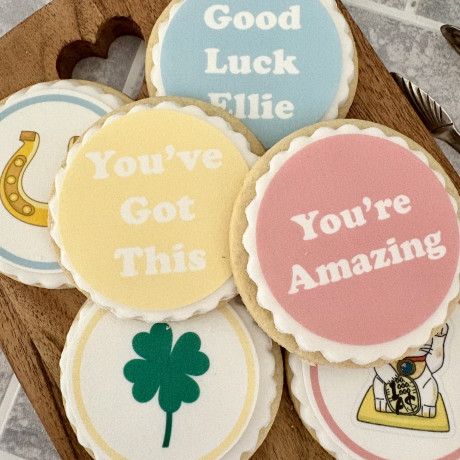 good luck in exams biscuits