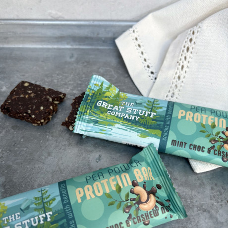 Great Stuff Company Pea Power Protein Bar Mint
