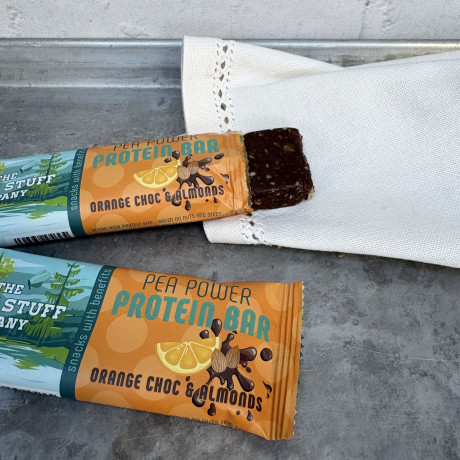Great Stuff Company, Pea Power Protein Bar orange