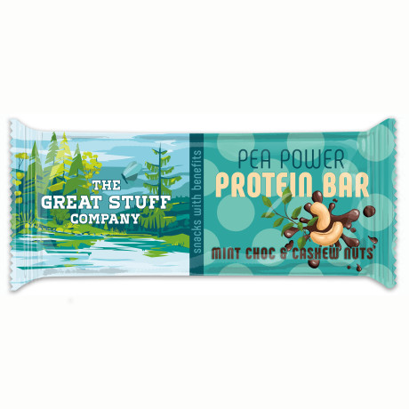 Great Stuff Company Pea Power Protein Bar Mint
