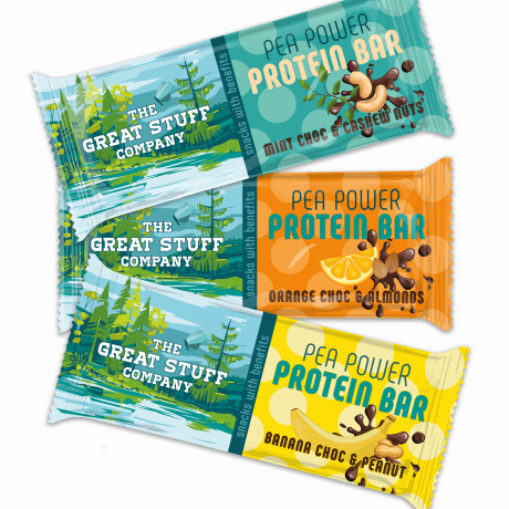 Great Stuff Company, Pea Power Protein Bar Mixed