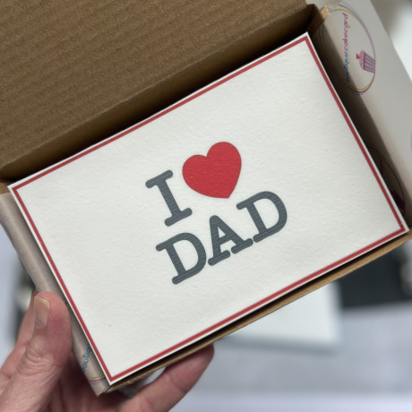 Fathers Day Edible Cake Card