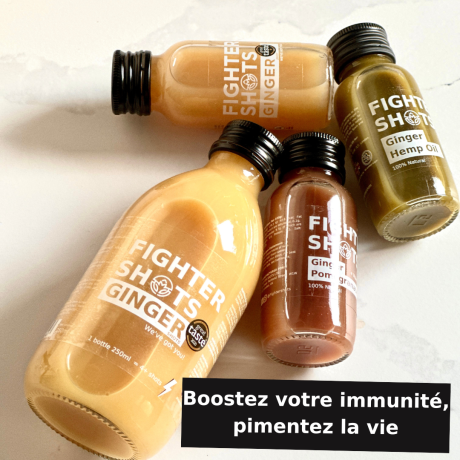 Fighter Shots 100% Natural Ginger Dosing Bottle (6 x 250ml bottles)