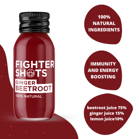 Ginger + Beetroot Shots 12x60ml