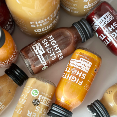 Fighter Shots Ginger + Pomegranate Shot + Vitamin D (12x60ml)