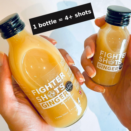 Fighter Shots 100% Natural Ginger Dosing Bottle (6 x 250ml bottles)