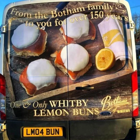 Freshly Baked Original Lemon Buns (Box Of 6)