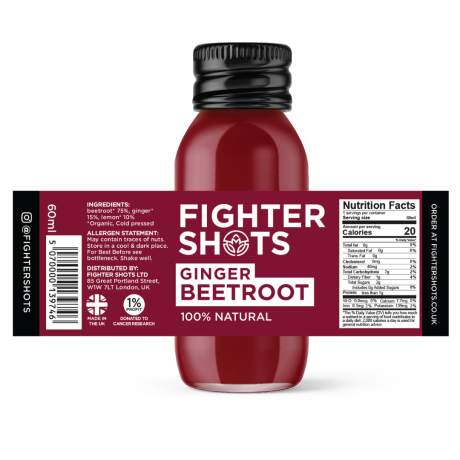 Ginger + Beetroot Shots 12x60ml