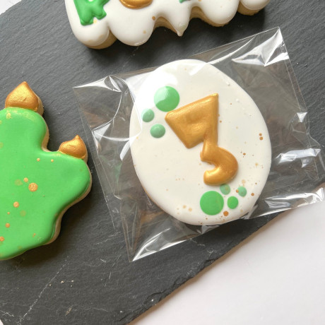 Dinosaur Party Biscuit Favours. Set Of 12 Party Favours