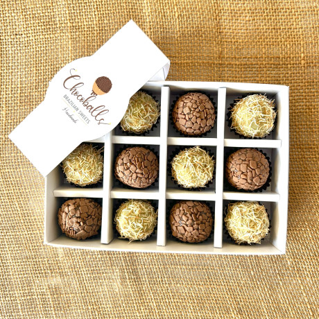 Brazil-Dubai fusion Brigadeiro box of 12