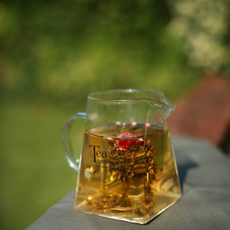 Demonstration: brewing flowering tea