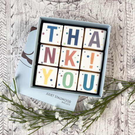 Thank You Tile Biscuit Box