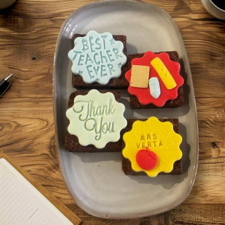 Thank You Teacher Belgian Chocolate Brownie Gift