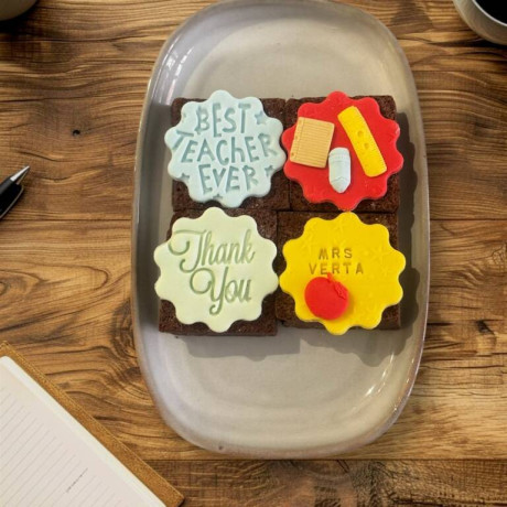 Thank You Teacher Belgian Chocolate Brownie Gift