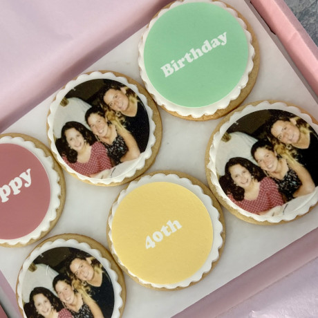 Birthday biscuits