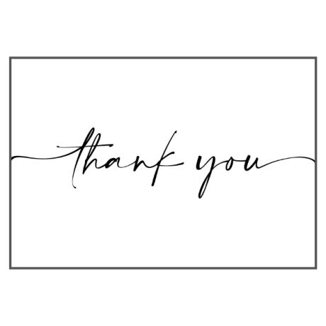 Letterbox Thank You Card Cake
