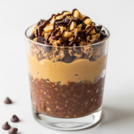 Chocolate Protein Overnight Oats – Plant-Based, Clean Ingredients, Perfect for Healthy Mornings