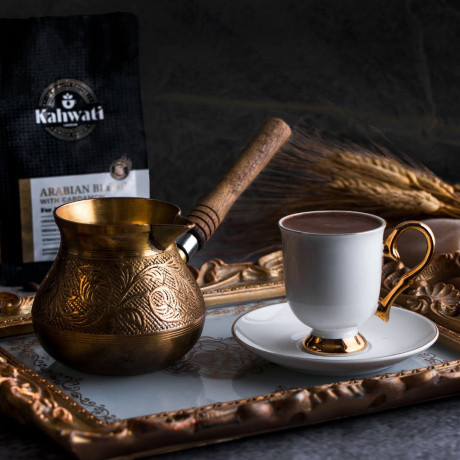 Speciality Ground Coffee with Cardamom & Saffron – Flavoured Arabic Coffee