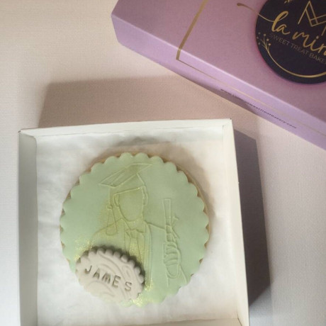 Graduation Personalised Letterbox Vanilla Cookie