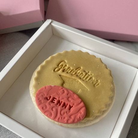 Graduation Personalised Letterbox Vanilla Cookie