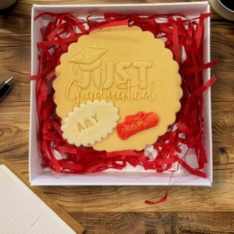 Graduation Personalised Letterbox Vanilla Cookie