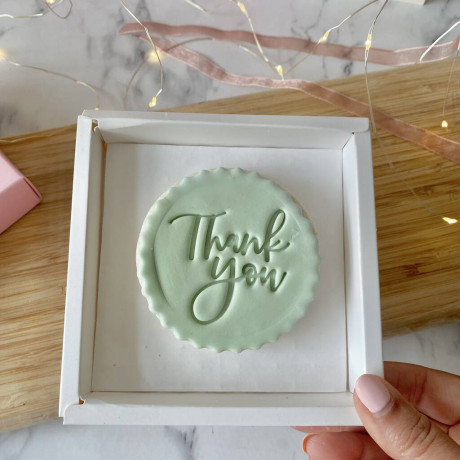 Thank You Personalised Letterbox Vanilla Cookie