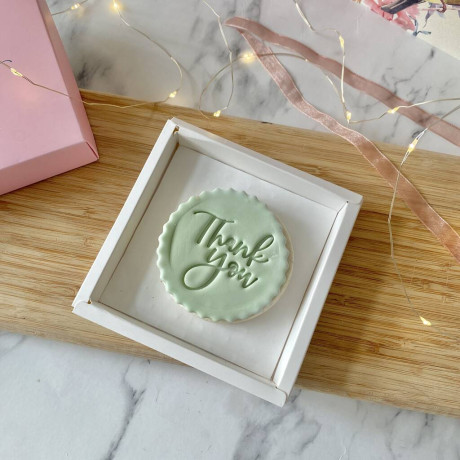 Thank You Personalised Letterbox Vanilla Cookie