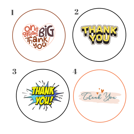 Thank You Message Biscuit Gift Box