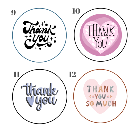 Thank You Message Biscuit Gift Box