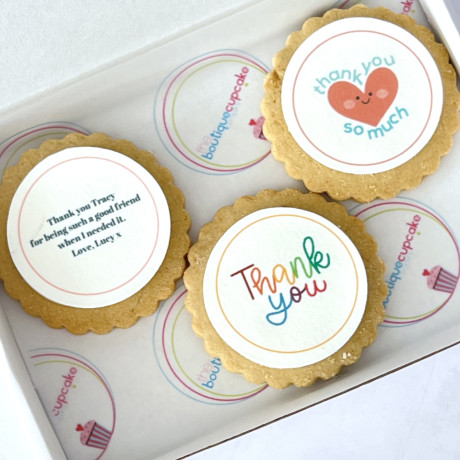 Thank You Message Biscuit Gift Box