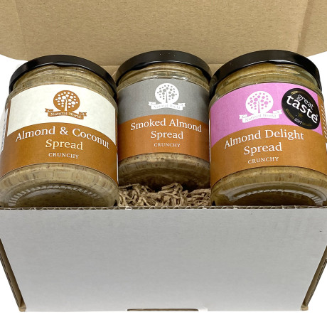Almond Spread Collection Gift Set - 3 x 170g jars - Vegan, Paleo, Kosher
