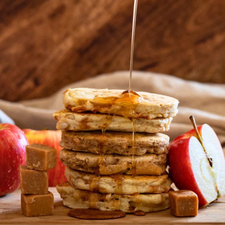 Pancake Mix - Toffee Apple Flavour American Style Pancake Mix - Serves 4