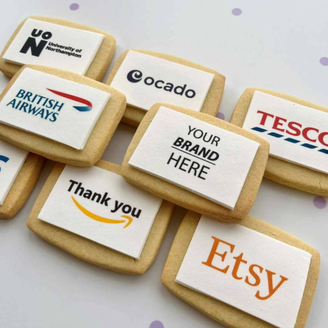 Corporate Edible Logo Biscuits (Bulk)