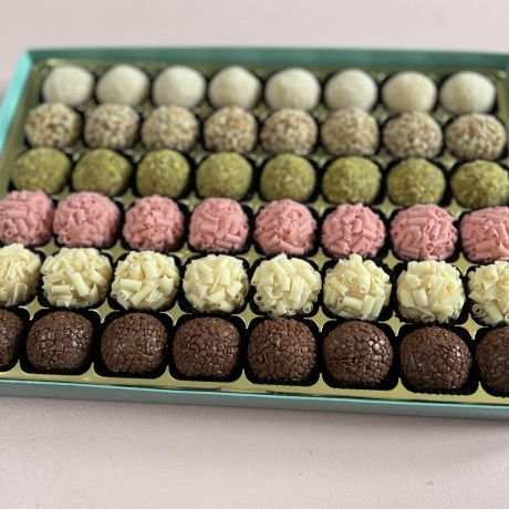 Brigadeiro Chocolate Truffles - Box of 48 - Ideal for Events