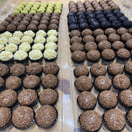 Corporate Branded Brigaderio Chocolate Truffles - Gift Box of 24