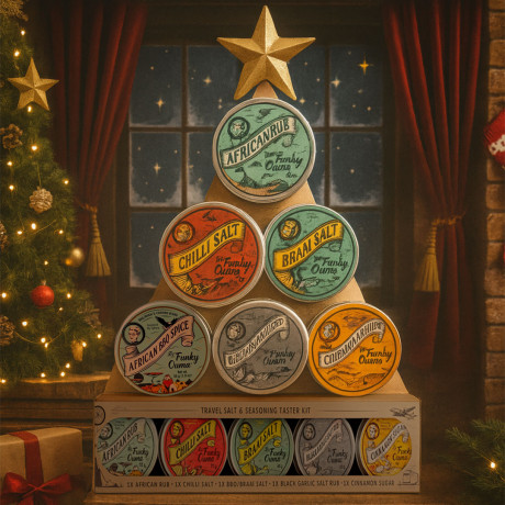 Funky Ouma 5 Tin Taster Gift Set (Seasoning Salt Gift set)