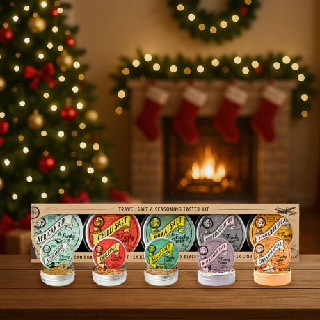 Funky Ouma 5 Tin Taster Gift Set (Seasoning Salt Gift set)