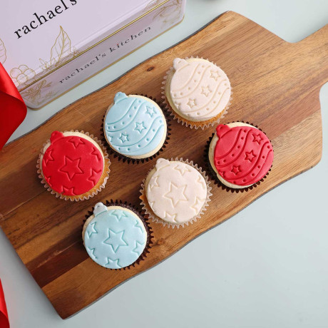 Vegan Christmas Cupcakes Box of 6 or 12