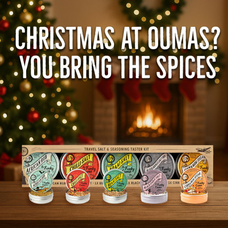 Funky Ouma 5 Tin Taster Gift Set (Seasoning Salt Gift set)