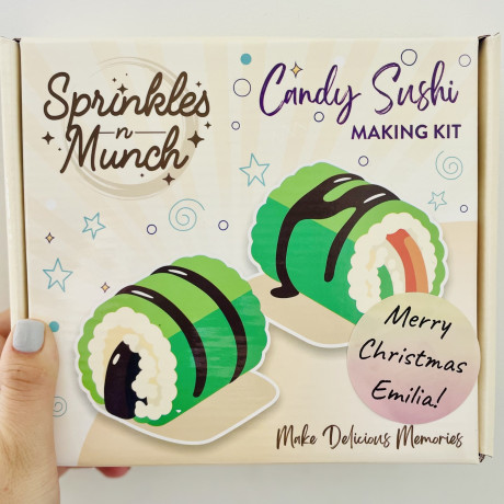 Food Kit For Kids - Candy Sushi Making Gift Kit - Letterbox Size