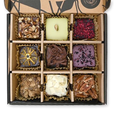 Birthday Artisan Brownie & Blondie Collection | Box of 9 | Perfect Birthday Gift