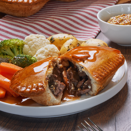 New 6 Piece British Classic Steak & Mince Variety Pies