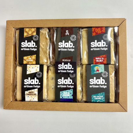 Six Dairy Classics Fudge Slab Display Box