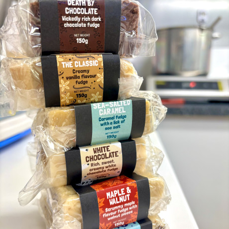 Six Dairy Classics Fudge Slab Display Box