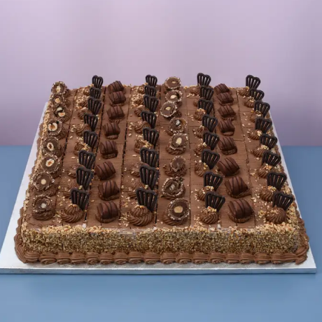 Hazelnut Crunch Cake - Egg-Free Party Platter