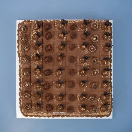 Hazelnut Crunch Cake - Egg-Free Party Platter