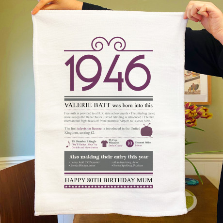 1946 tea towel