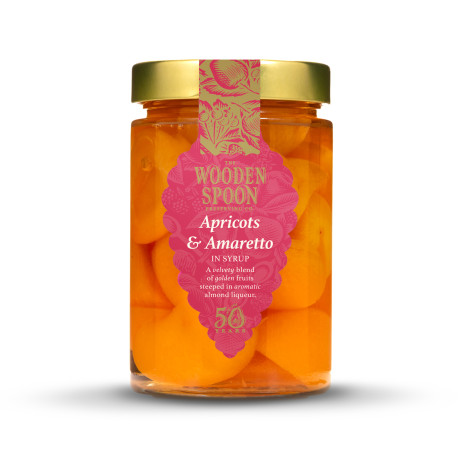 Apricots & Amaretto with Syrup