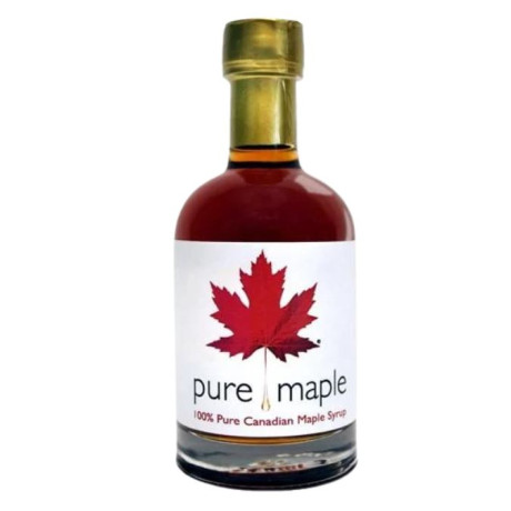 Optional bottle of maple syrup