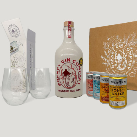 Rhubarb Old Tom Gin Hamper Contents